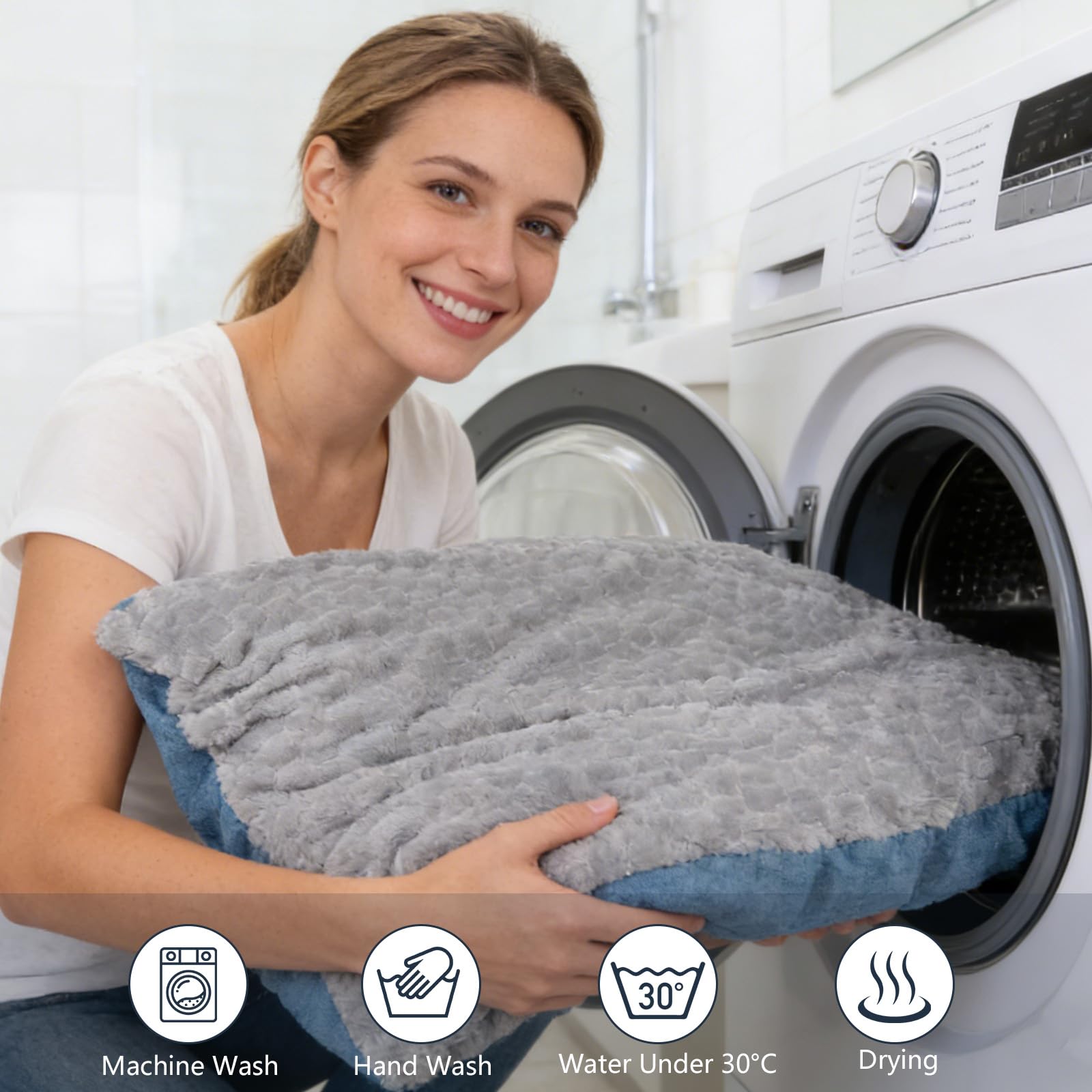 Cama NOFKYNOXA para perro grande apta para uso diario y todo el año.