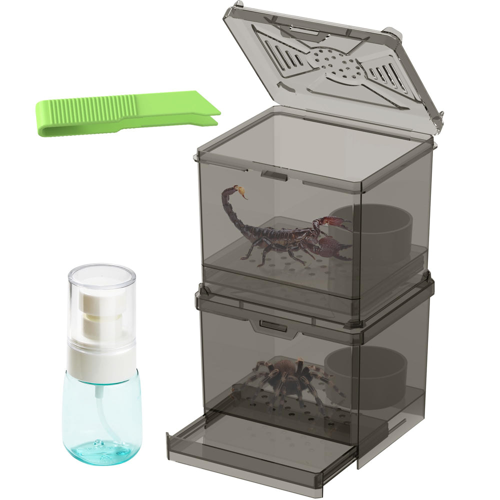 NOMOY Kit de Hábitat para Insectos Pequeños, bandeja extraíble facilita la limpieza