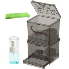 NOMOY Kit de Hábitat para Insectos Pequeños, bandeja extraíble facilita la limpieza