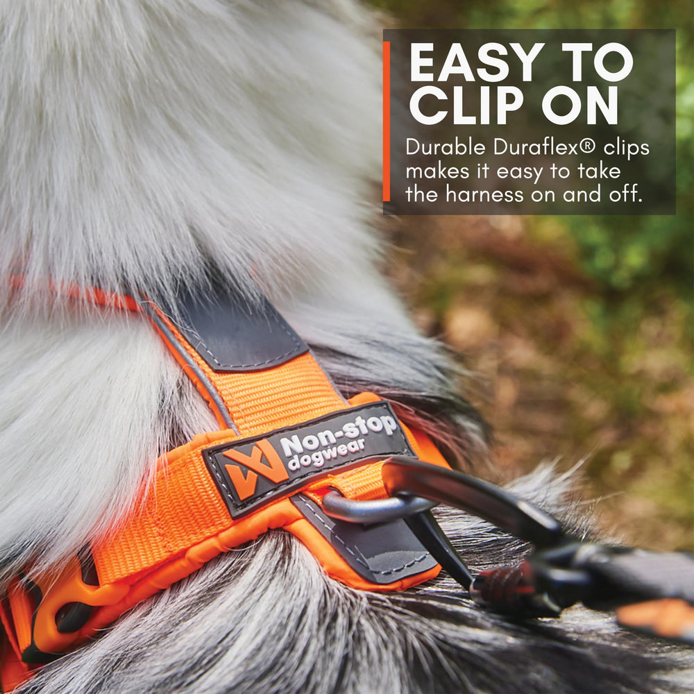 Non-stop dogwear arnés Línea 5.0, detalle de confort y suavidad.