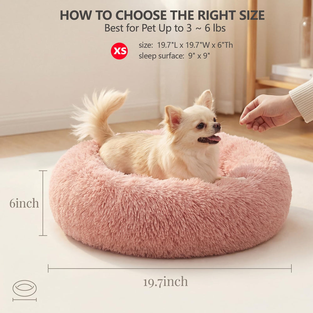 Cama donut nononfish con base antideslizante para permanecer en su sitio
