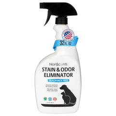 NonScents eliminador de olor y mancha, spray de 32 oz para mascotas
