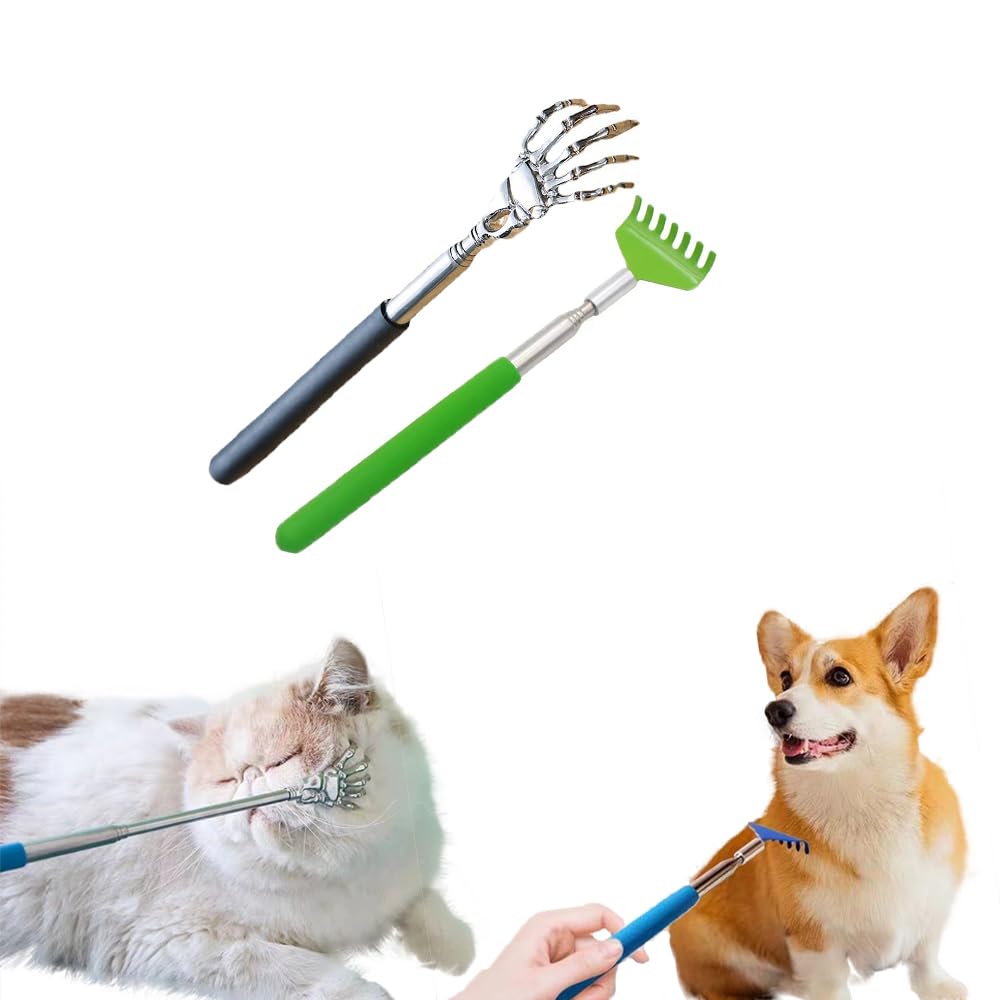 Nopikku Bastón Teaser Esqueleto 22 pulgadas, juego interactivo y estímulo físico para tu mascota.