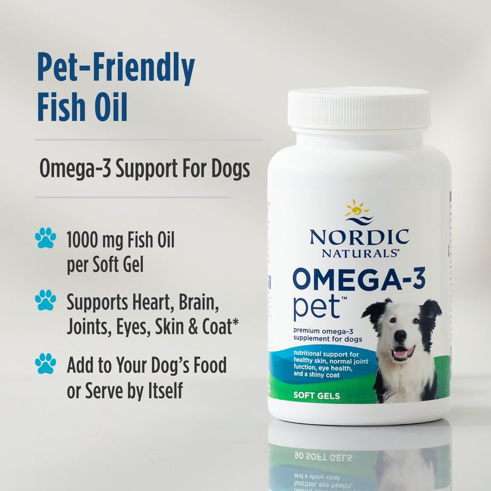 Omega-3 Pet de Nordic Naturals, dosis diaria para uso constante