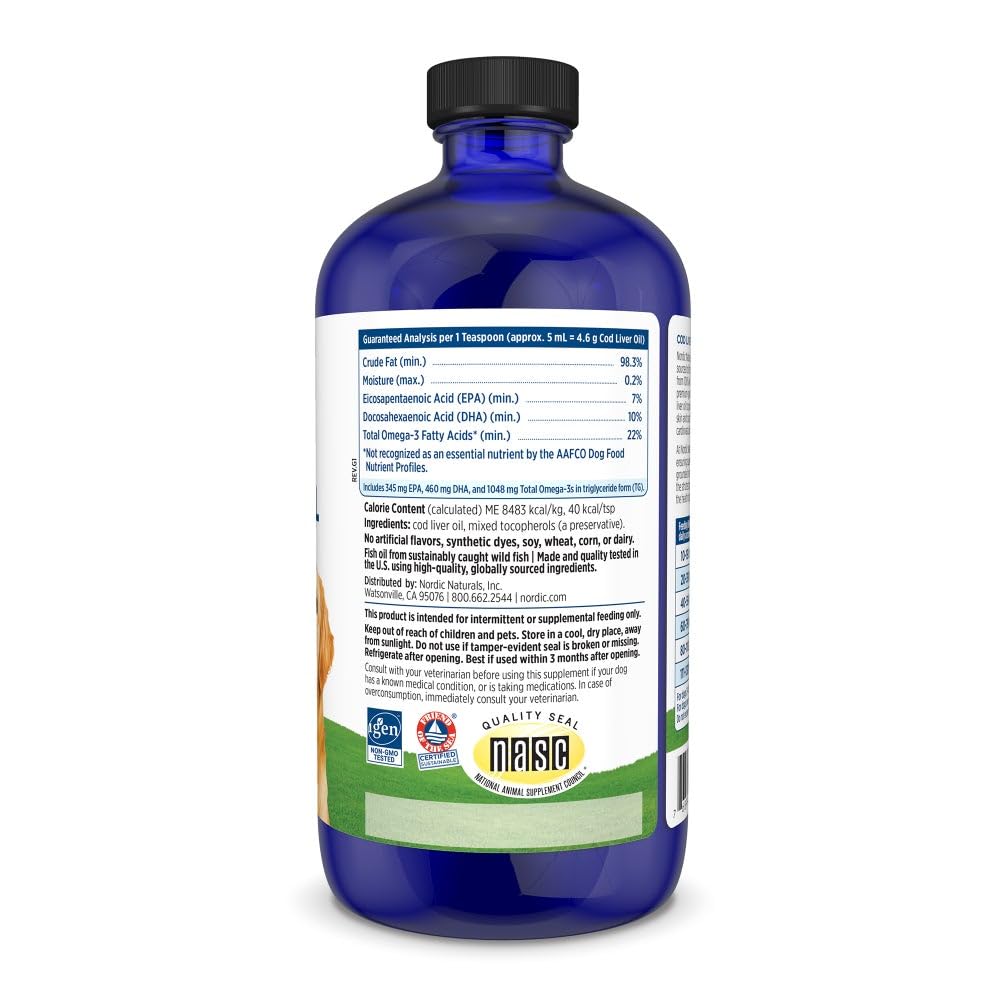 Nordic Naturals Aceite para mascota, dosis fácil para medir omega-3.