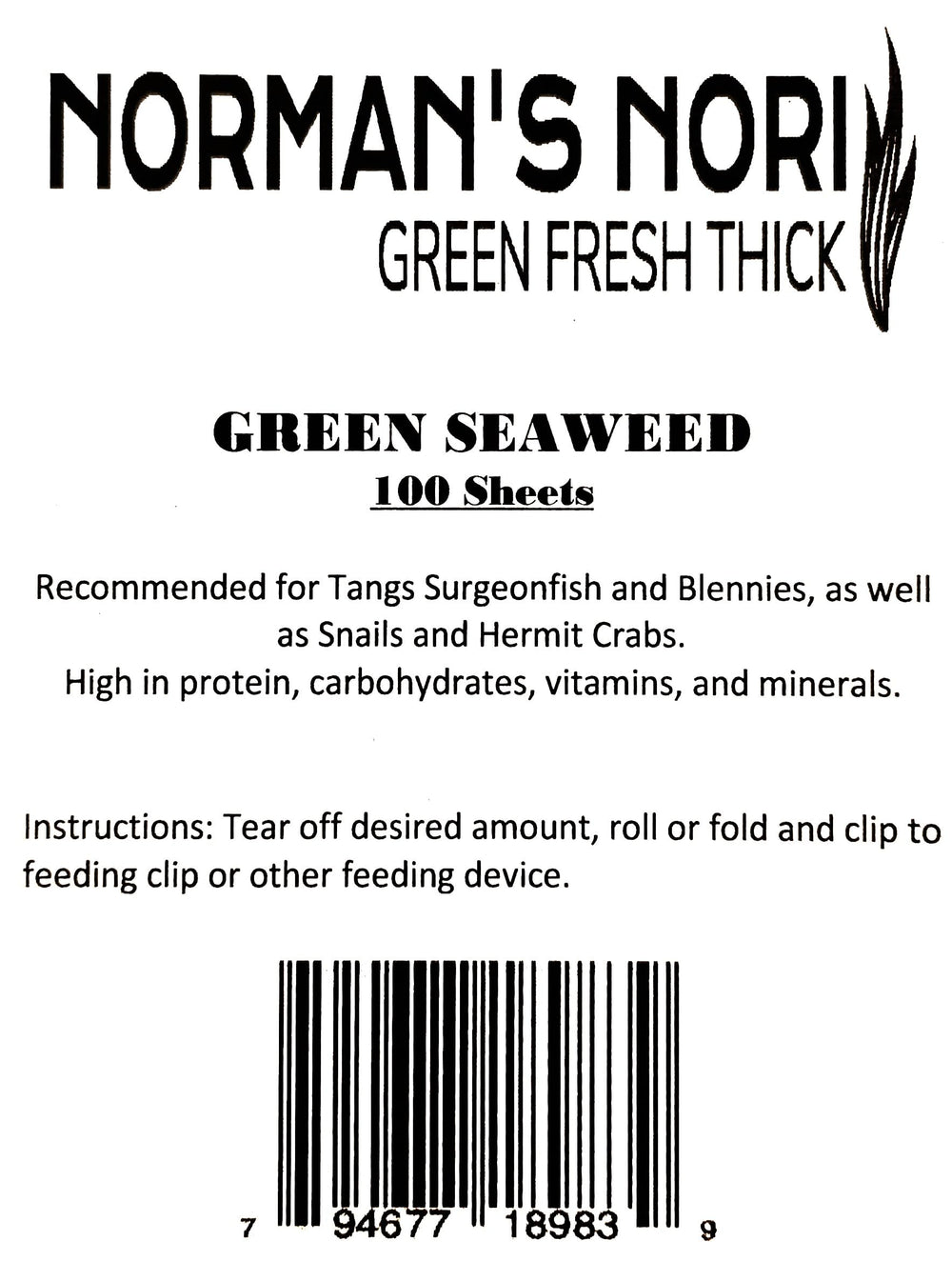 Norman's Nori: cosecha sostenible para preservar el ecosistema marino.