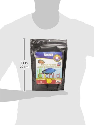 Northfin, gránulos de 3 mm, cerca, promueven digestión suave y crecimiento gradual.