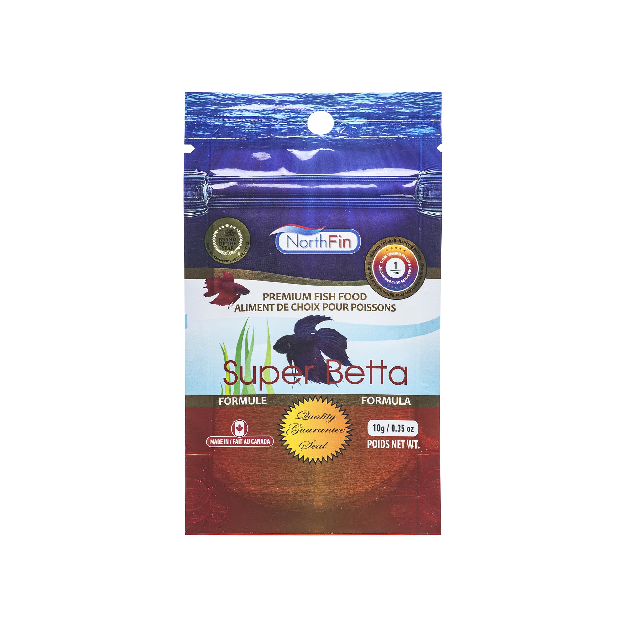 Northfin Super Betta: bolitas flotantes 1mm para una digestión suave y vitalidad