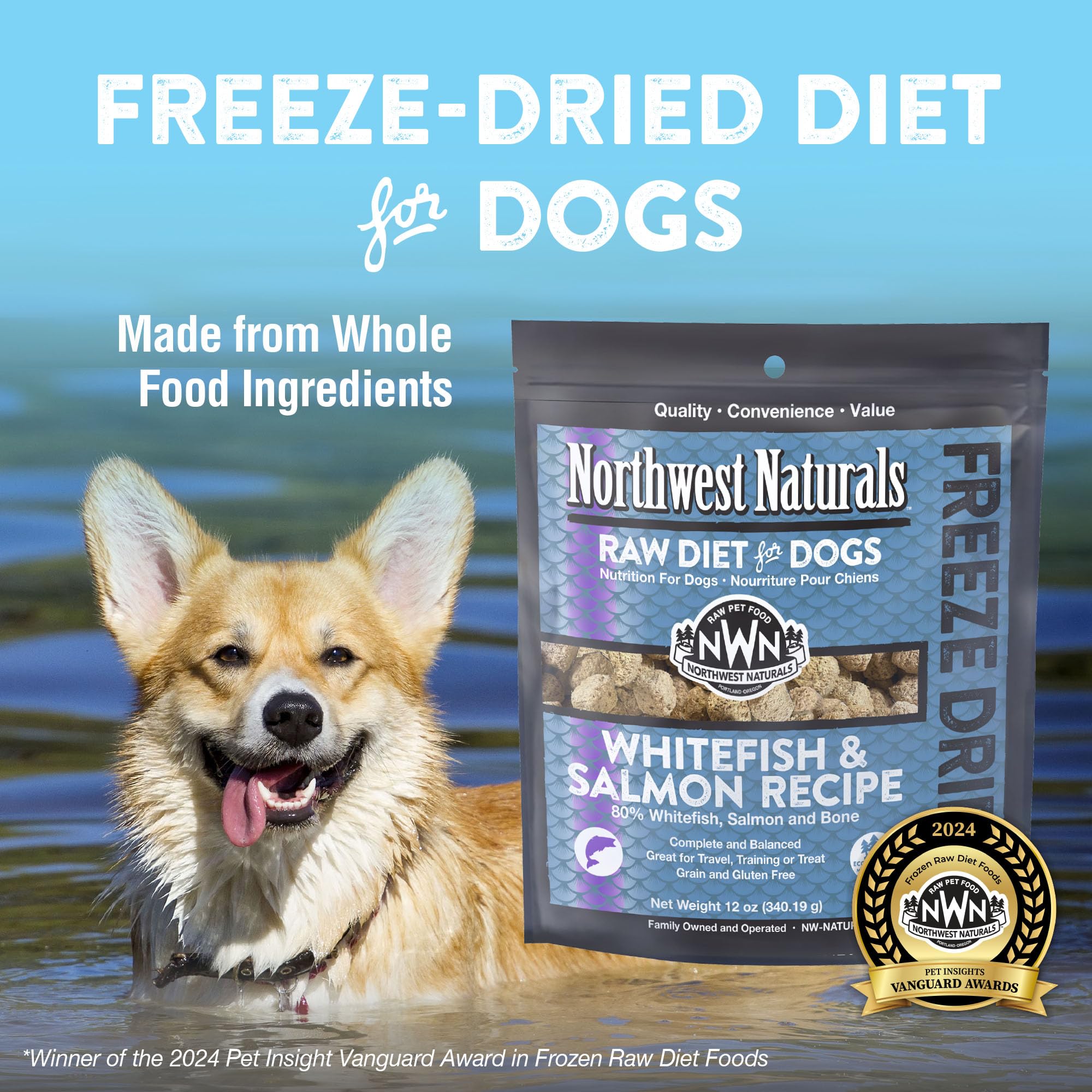 Northwest Naturals bocaditos pequeños ideales para la hora de comida y entrenamiento.