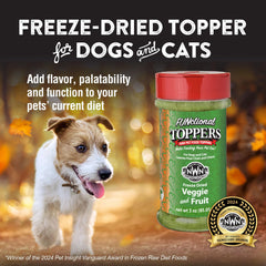 Northwest Naturals complemento liofilizado de verduras y frutas para perros y gatos