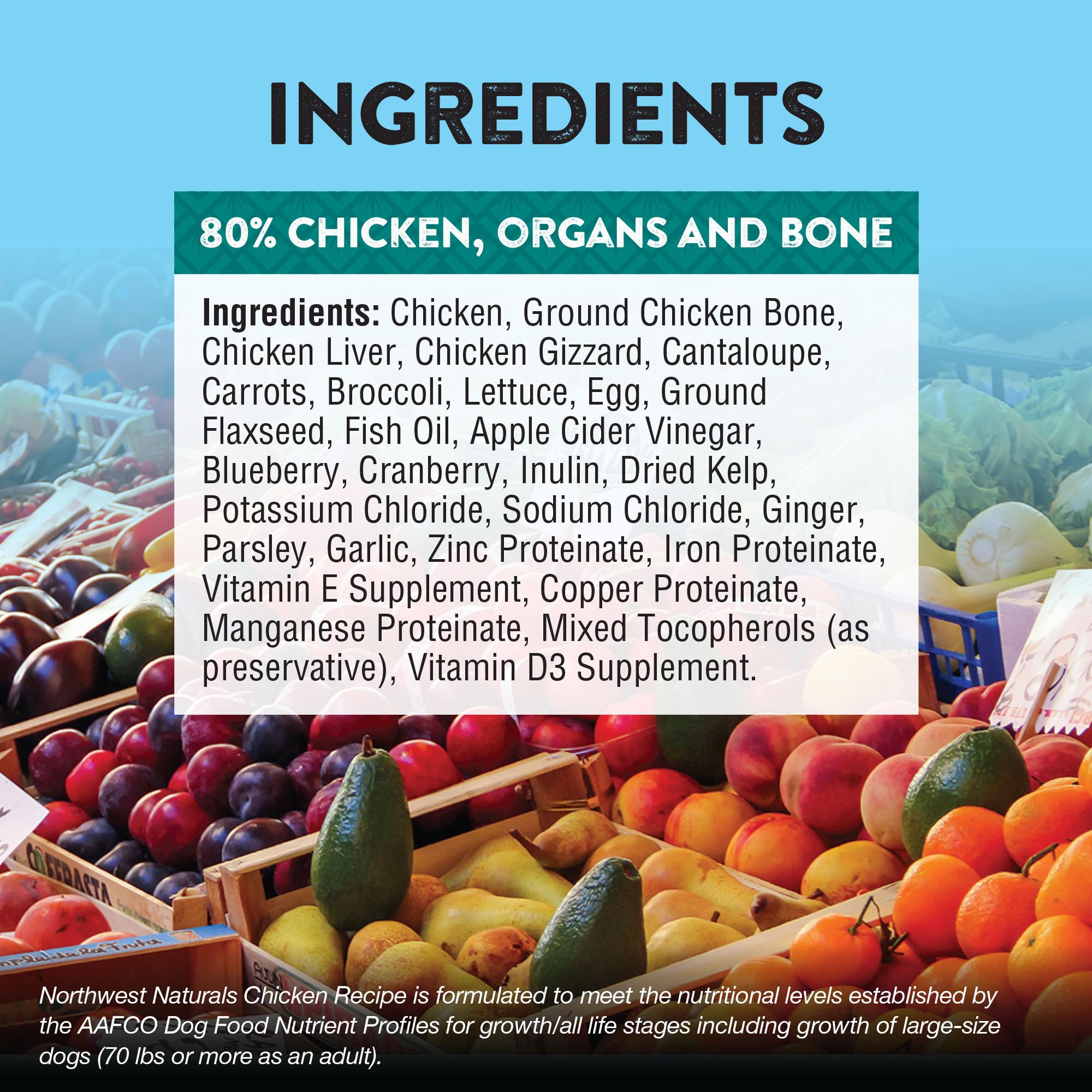 Dieta liofilizada cruda Northwest Naturals conserva nutrientes y frescura.
