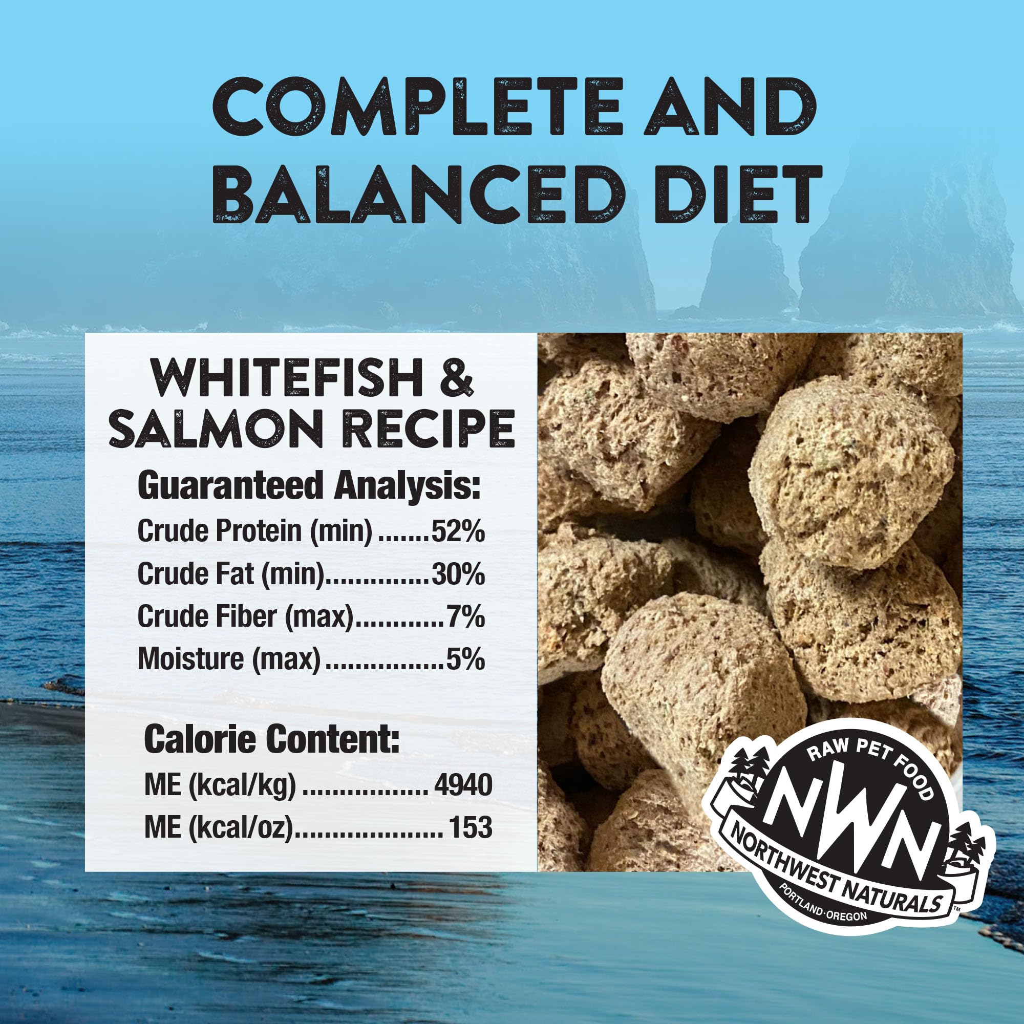 Northwest Naturals ingredientes de grado humano para una opción de calidad.