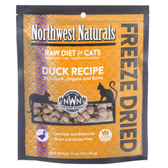 Northwest Naturals pato-gato empaque liofilizado para almacenamiento fácil y frescura
