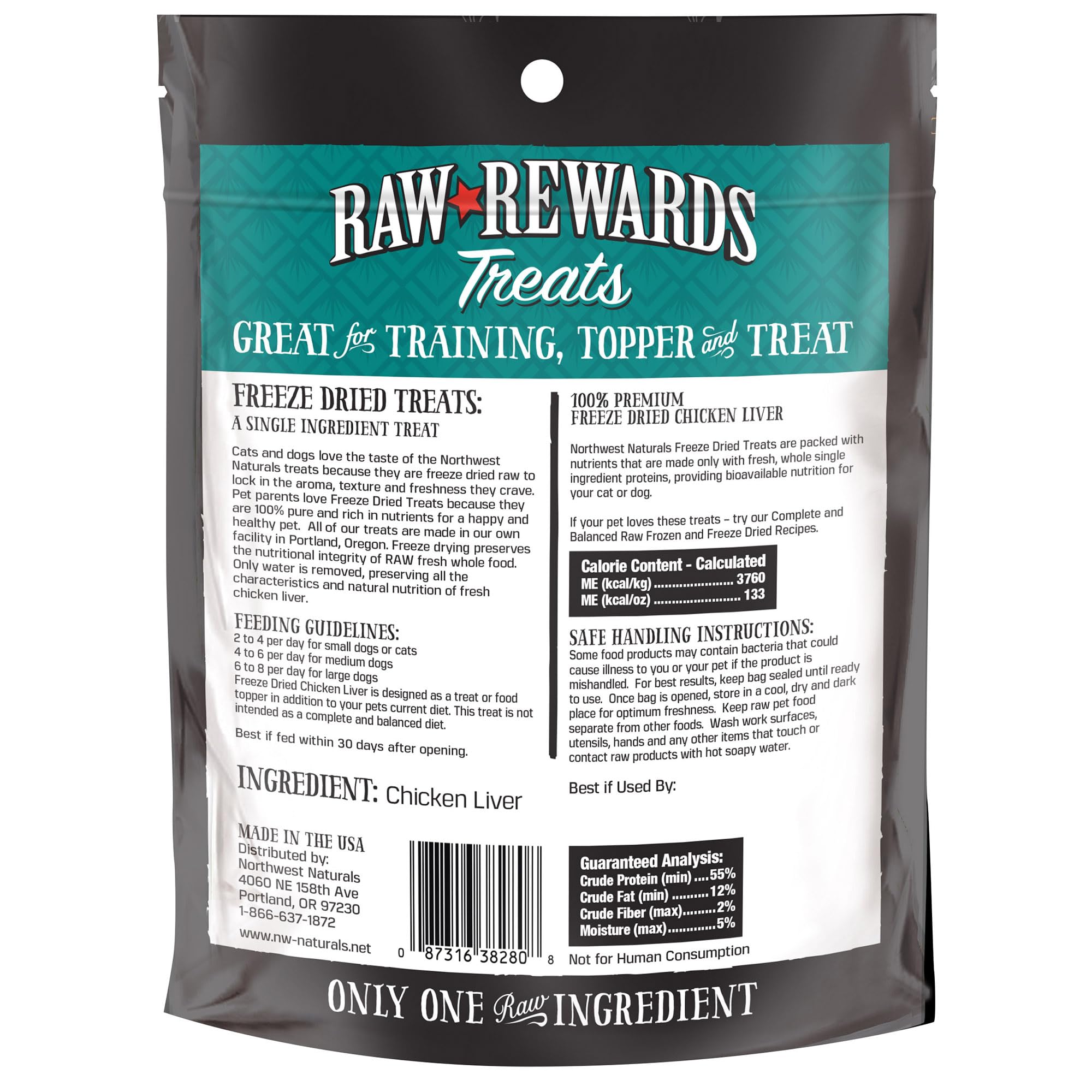 Northwest Naturals Raw Rewards uso recomendado en entrenamiento.
