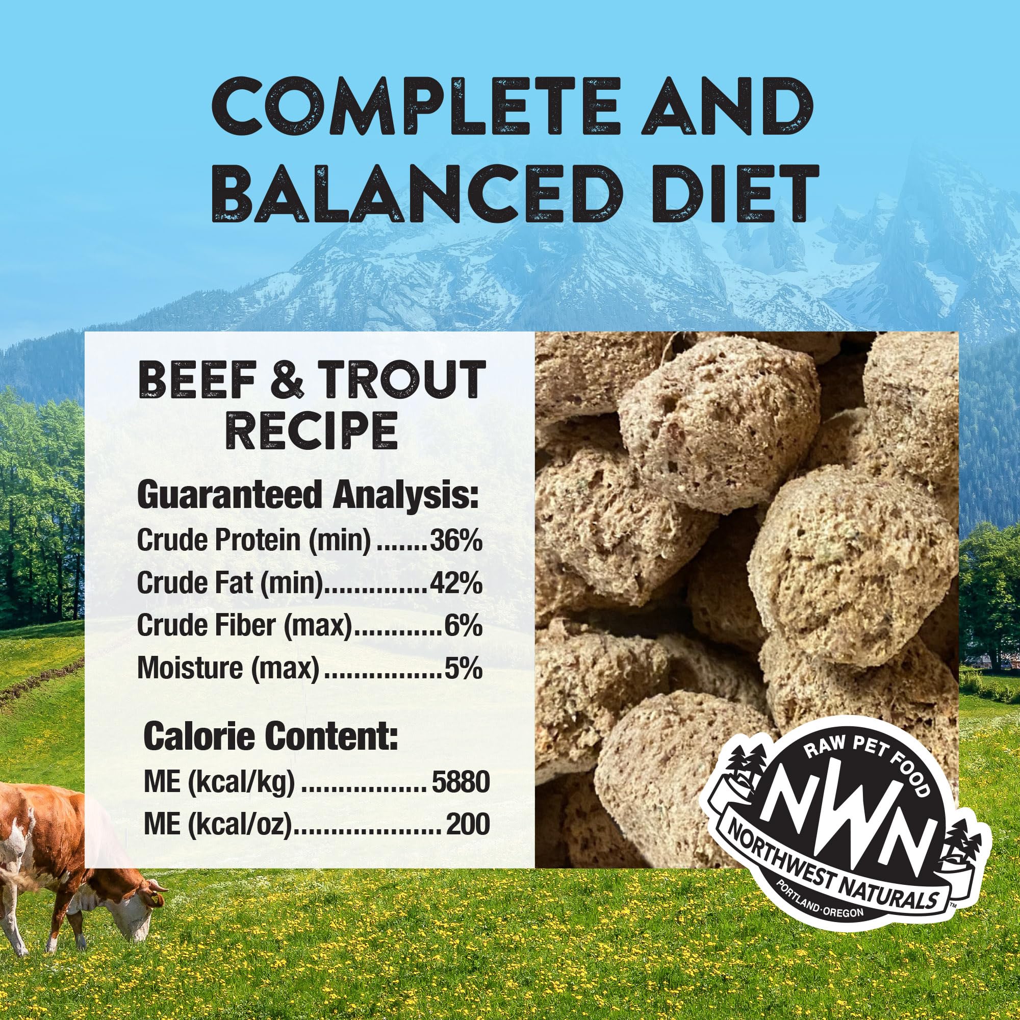 Northwest Naturals Trozos de nuggets pequeños, fáciles de masticar para perros grandes y pequeños.