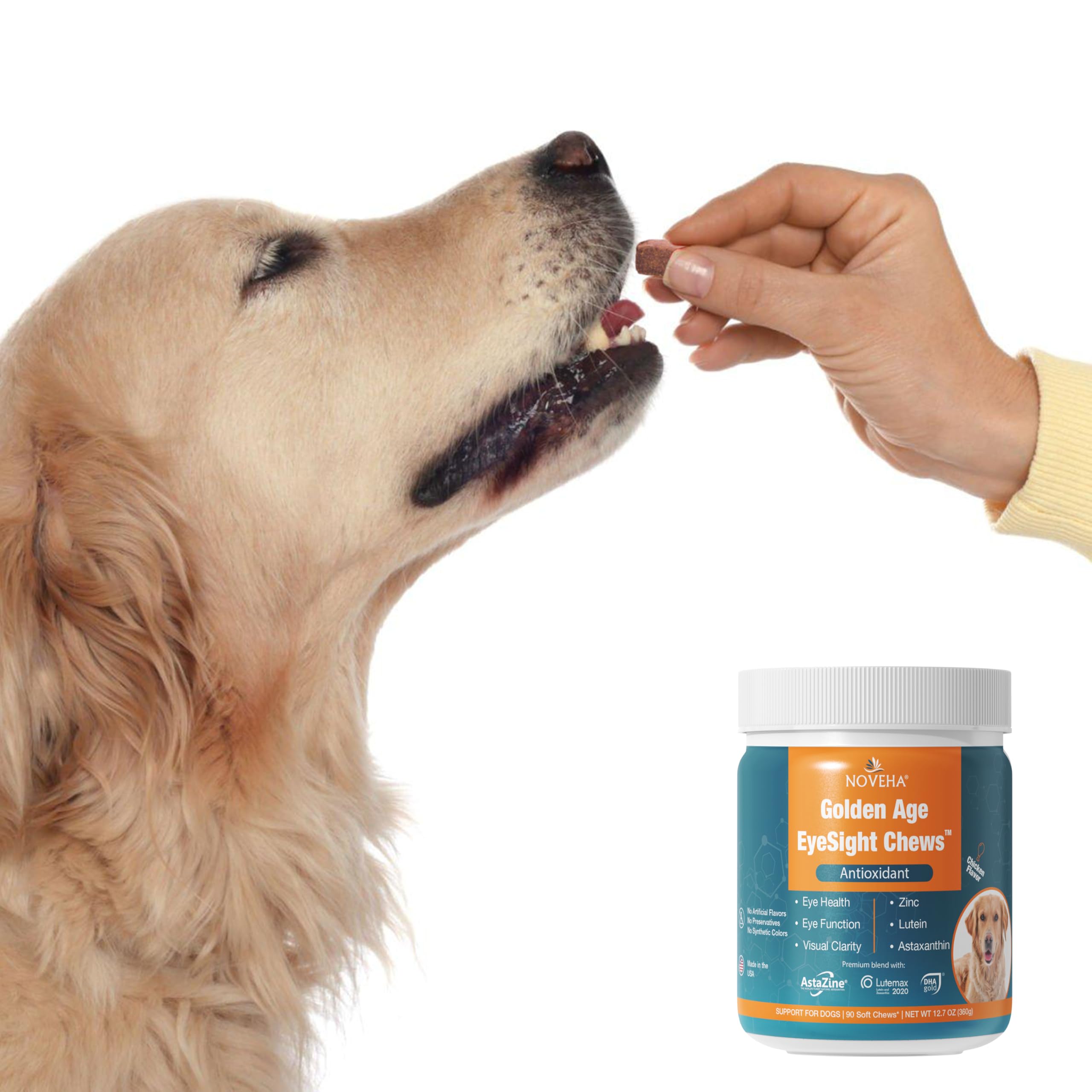 NOVEHA aceite de pescado omega-3 para la salud ocular y piel.