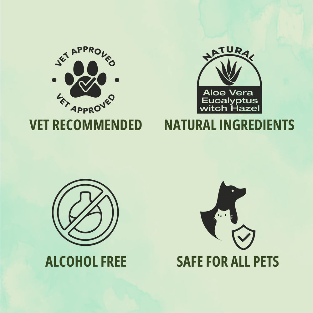 NOVEHA aroma suave tras limpieza de orejas para tu mascota.