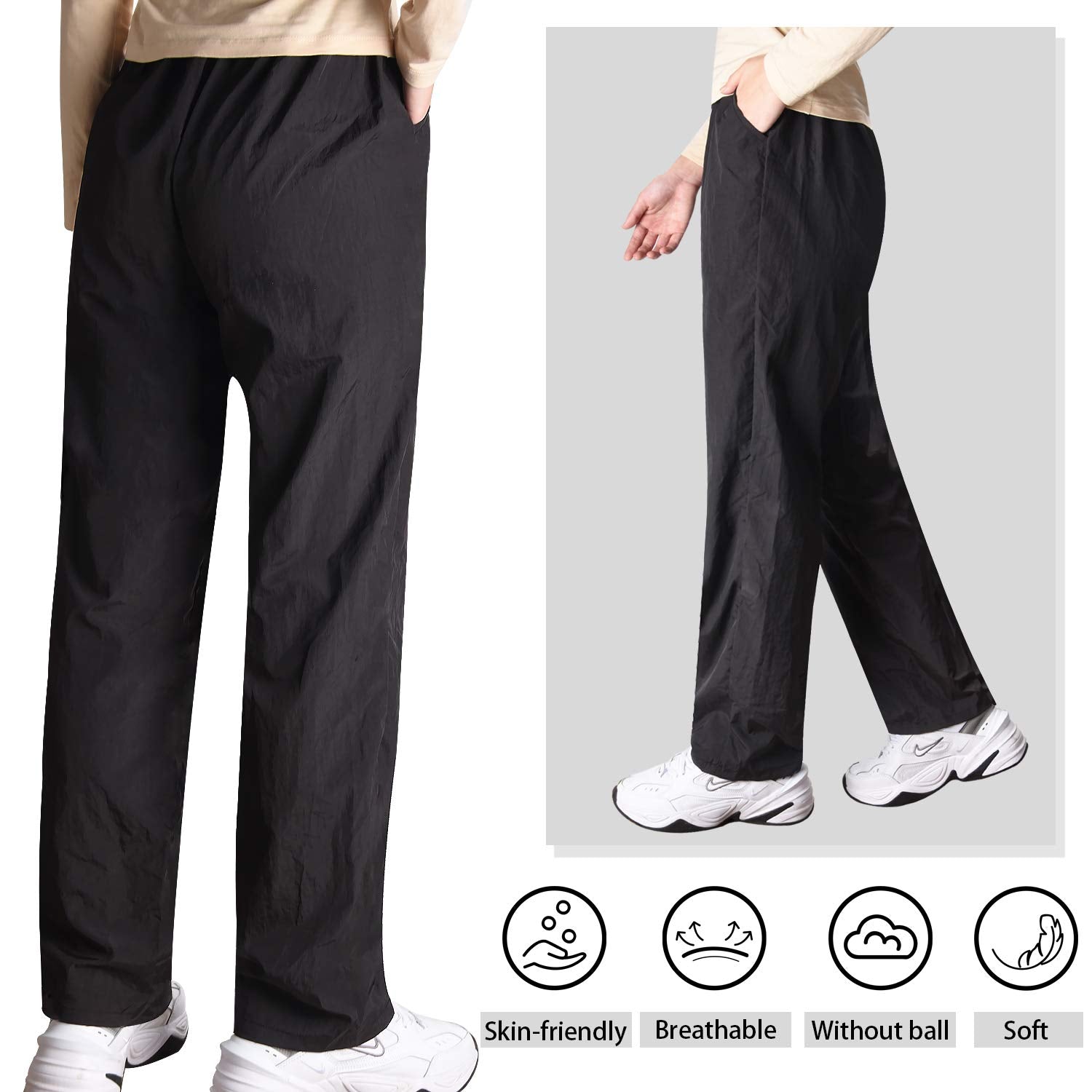 Noverlife pantalones con bolsillo doble para llevar herramientas de grooming.