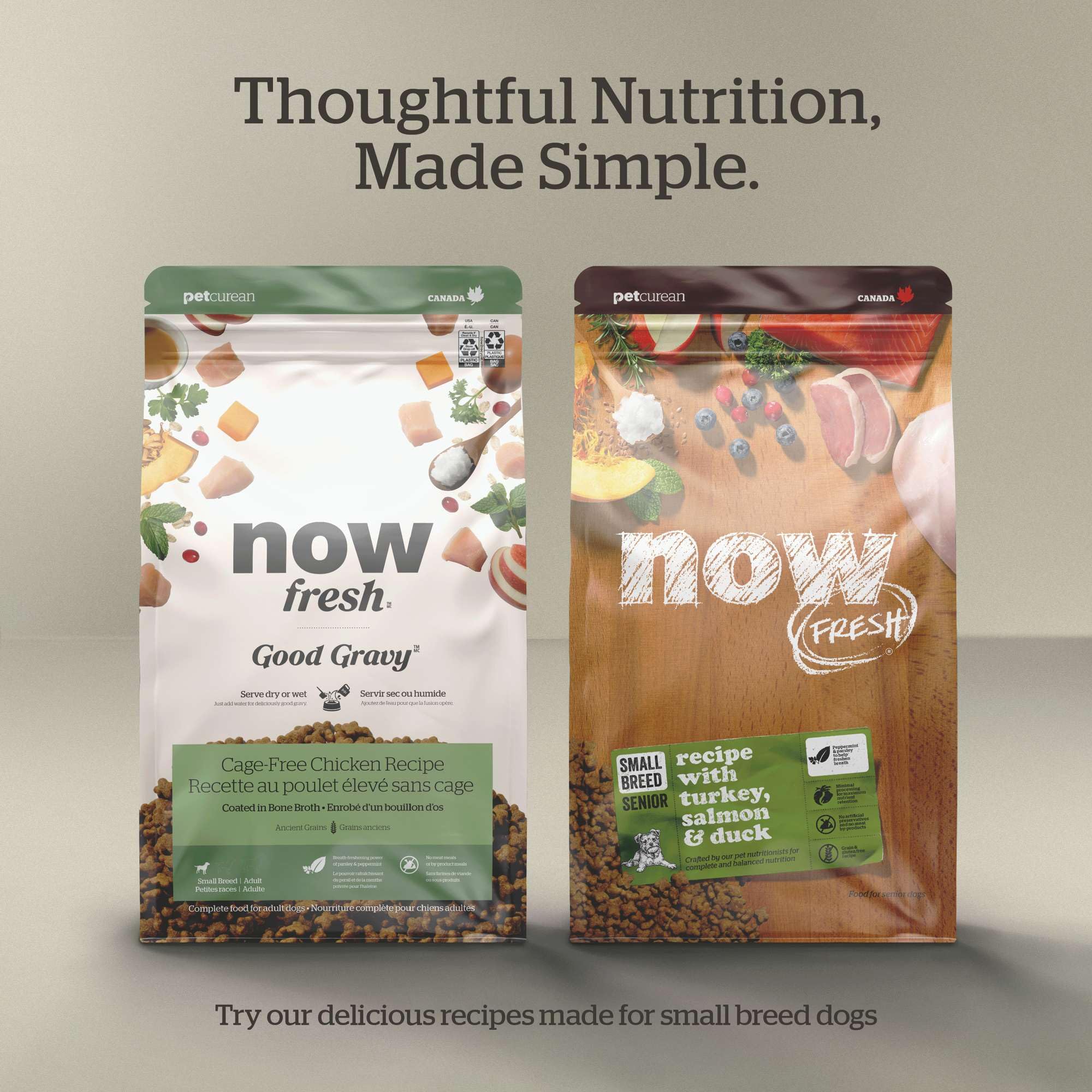 Now Fresh sin-subproductos, comida limpia y de calidad.