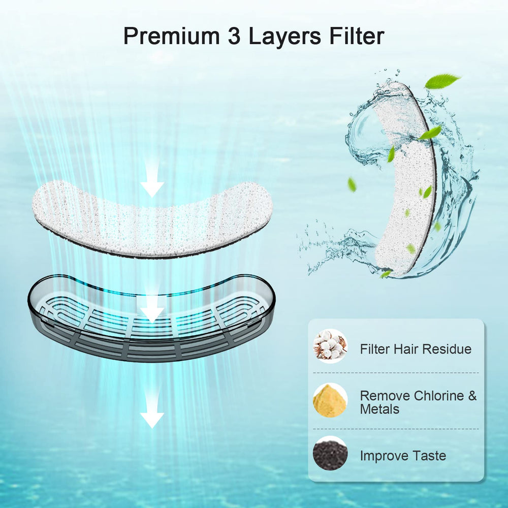 NPET DF10 kit filtros y espumas para agua limpia.