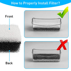 NPET filtros WF020TP, algodón filtrante de alta densidad.