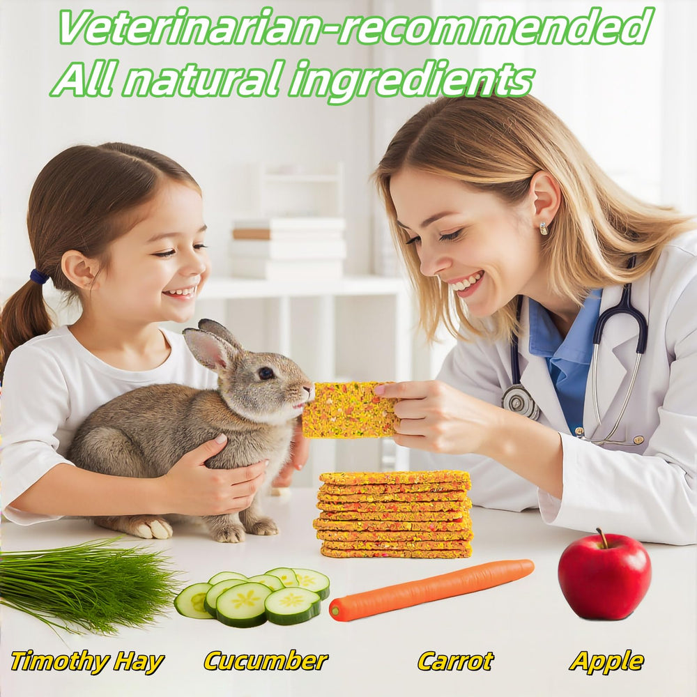 NSWXZDS ingredientes naturales para conejo brindan vitaminas y fibra.