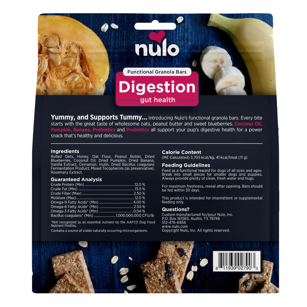 Nulo barra granola funcional fabricada en EE.UU para mascotas