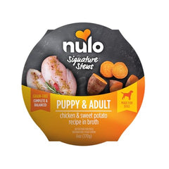 Nulo Estofado pollo y batata dulce, textura sabrosa para perros.