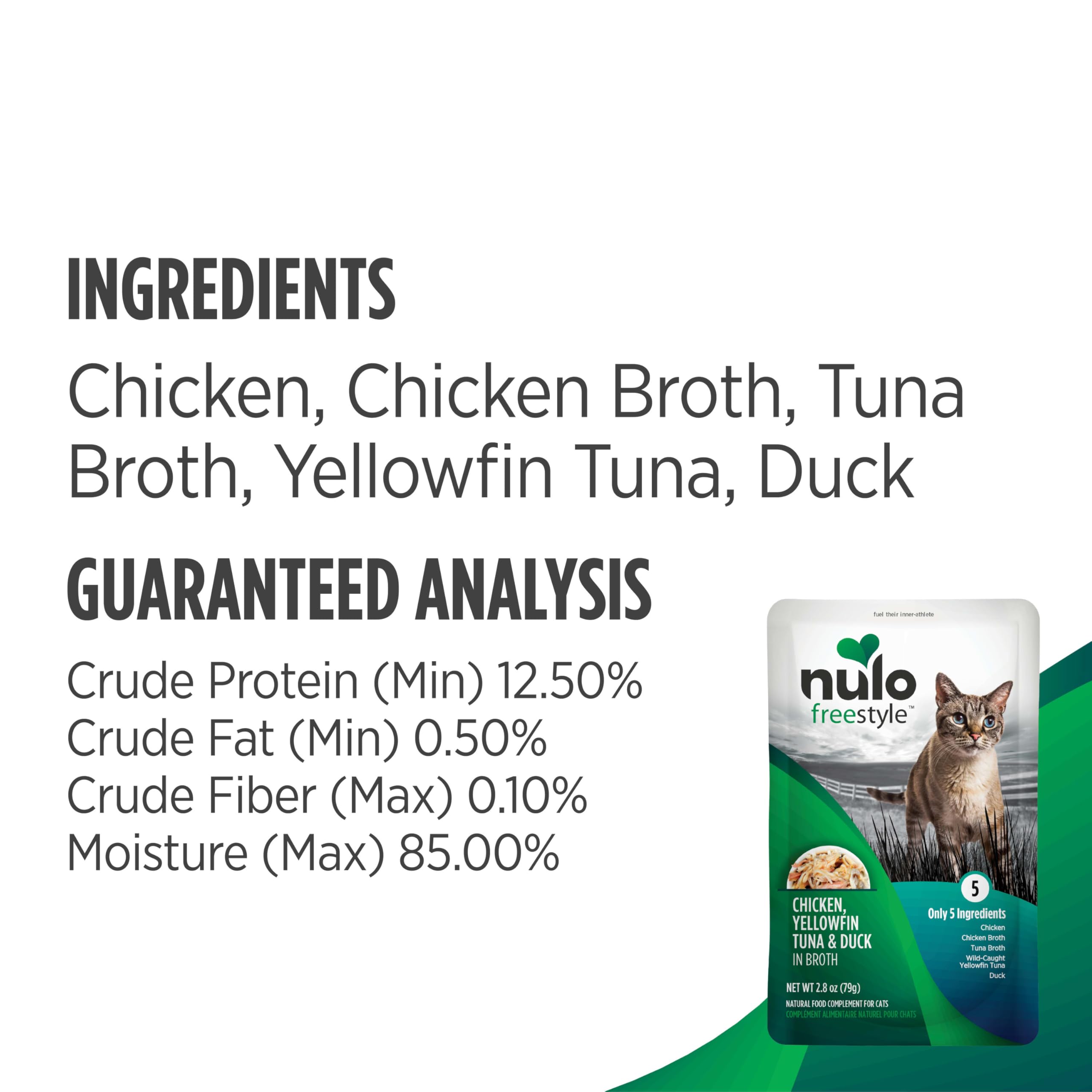 Nulo Freestyle soft texture to aid easy chewing