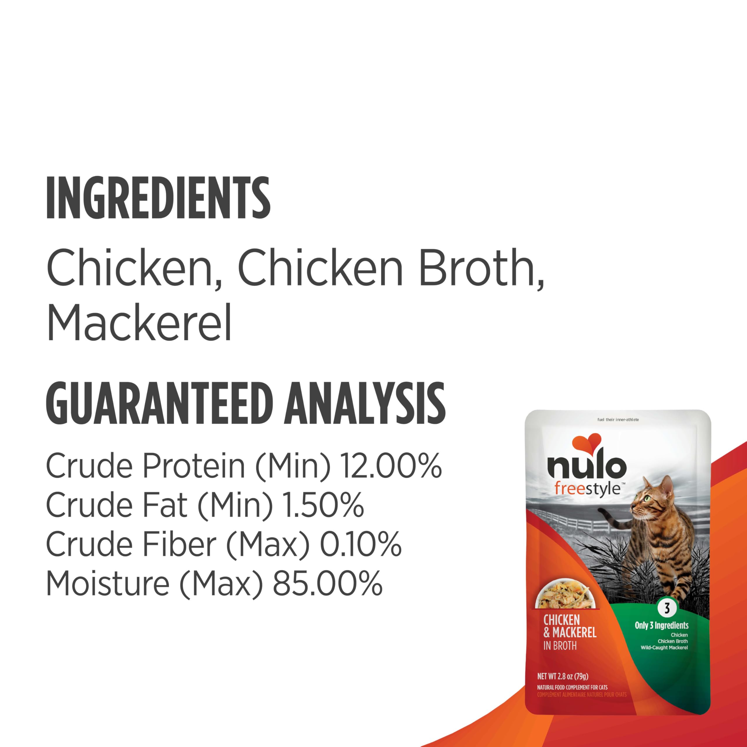 Nulo Freestyle pouch ideal for kittens in a serving