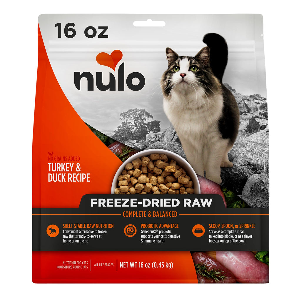 Nulo Freestyle: trozos liofilizados de carne de pavo y pato para gatos