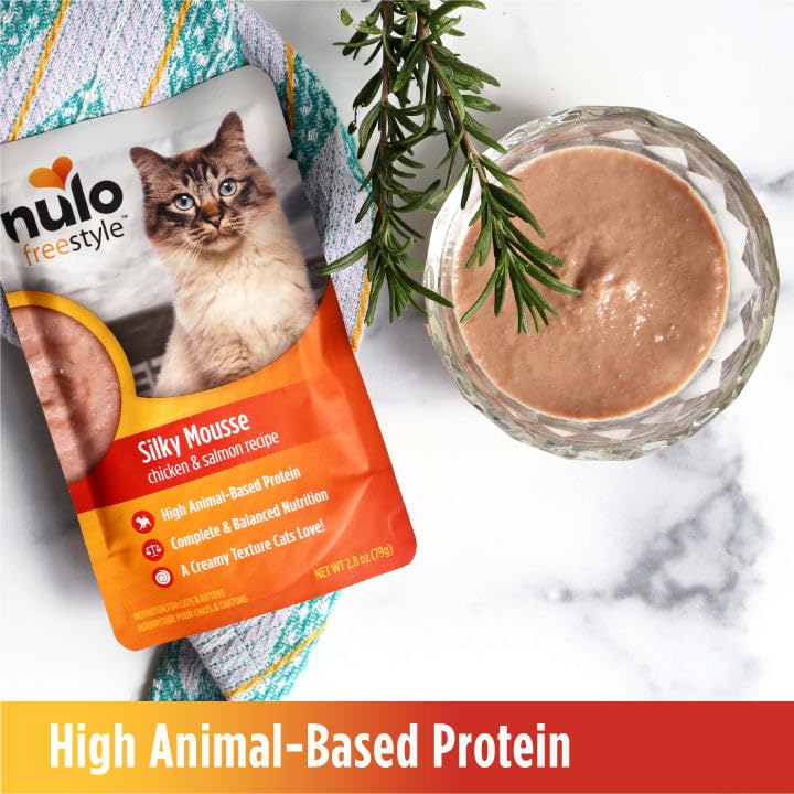 Nulo Freestyle Mousse nutrientes clave: taurina, aminoácidos y vitamina E.