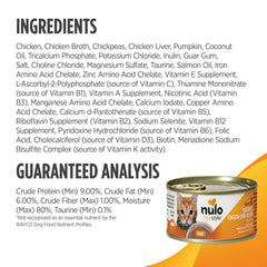 Nulo Freestyle Paté pollo y salmon, combinación sabrosa para gatos exigentes.