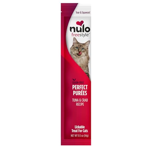Nulo Freestyle Purés Atún y Cangrejo, textura cremosa ideal como topper.