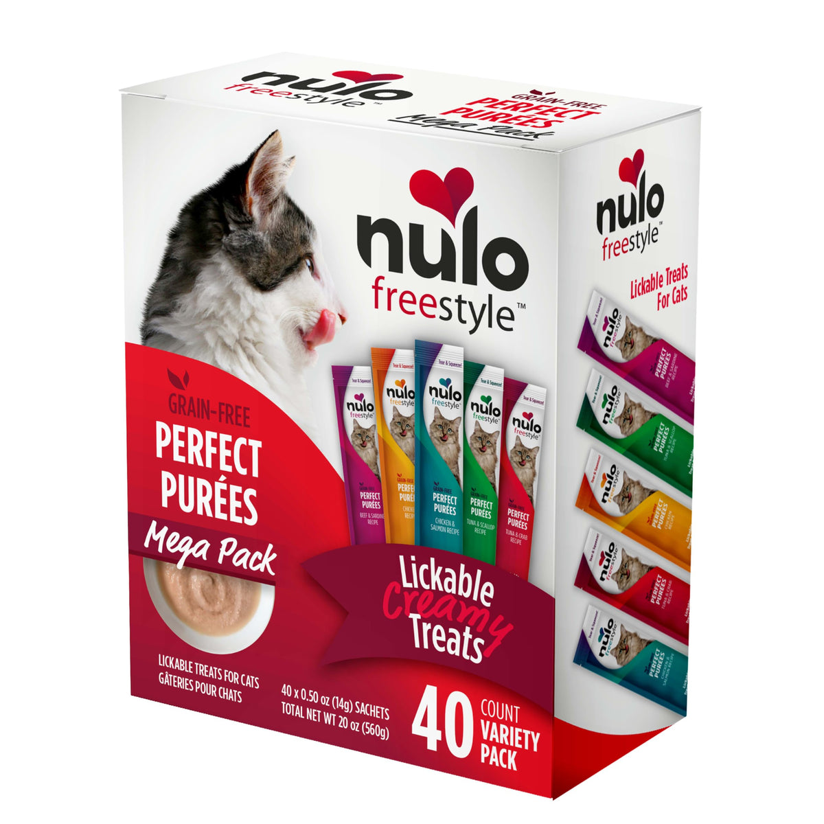 Nulo Freestyle Purés variado de sabores para premiar al gato