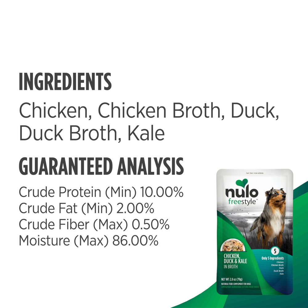 Nulo Freestyle Topper servi sur croquettes – mélange rapide
