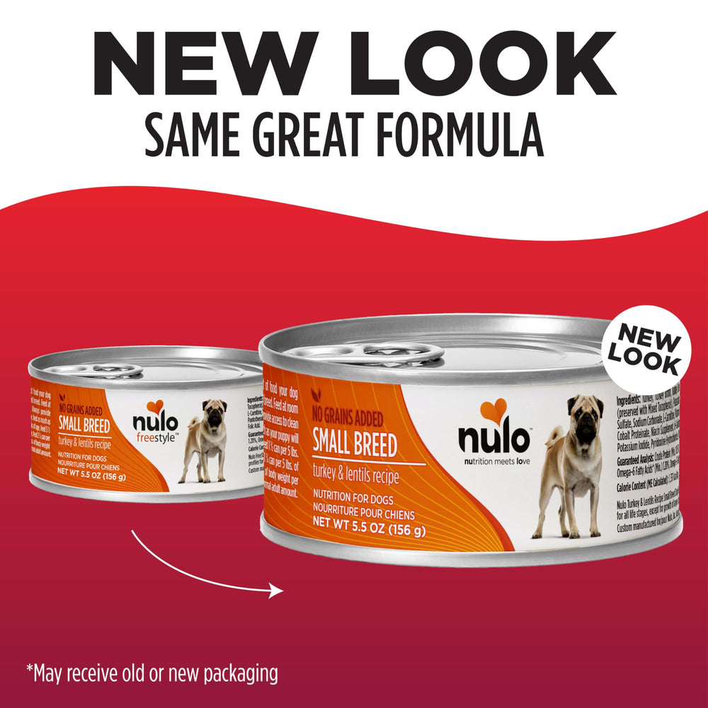 Ingredientes de Nulo: pavo, hígado y lentejas, sabor natural para perros.