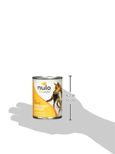 Nulo lata sin colorantes artificiales: comida limpia para perros sensibles.