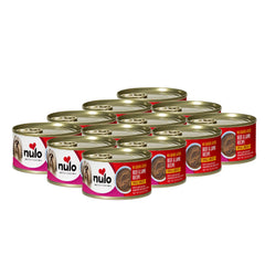 Nulo pate para pequeña raza en lata, práctico para porciones precisas y energía estable.