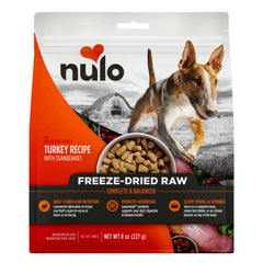 Nulo pavo cranberries ingredientes claves: proteína real y hueso.