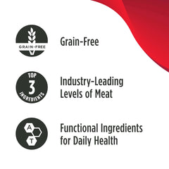 Nulo sabor res y caballa picado, lata para gatos, alto contenido proteico.