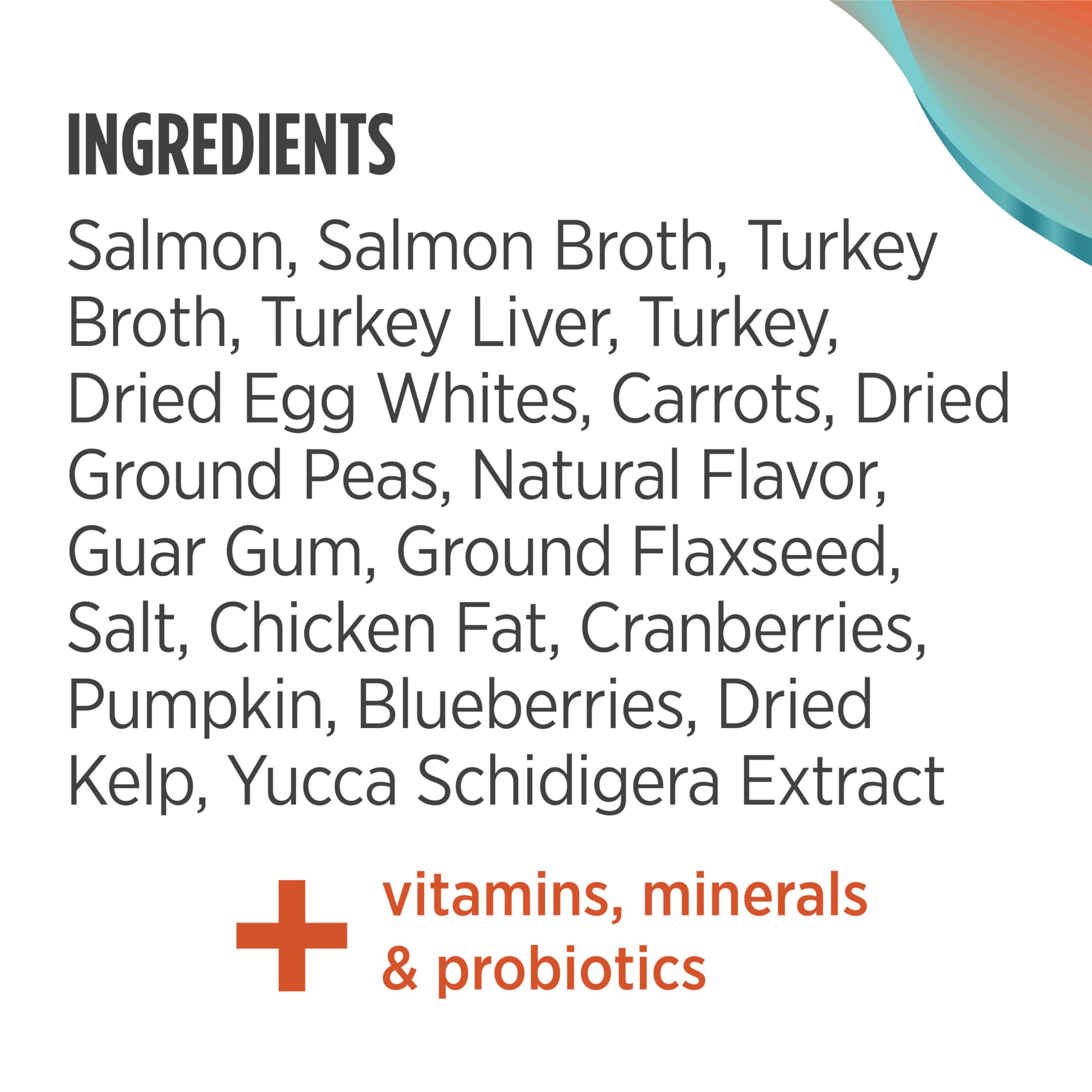 Nulo Salmón y Pavo con omega y taurina para nutrición general.