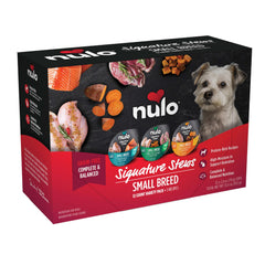 Nulo Signature Stews pack de 12 latas, práctico para alimentar a tu perro fuera de casa