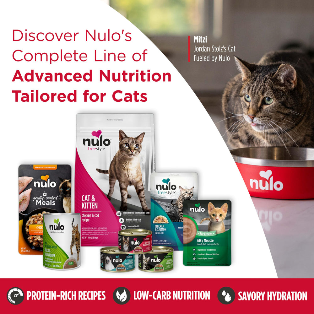 Nulo Split Cup paté para gatos con porciones listas para servir
