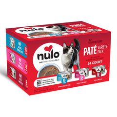 Nulo Paquete de paté para gatos, sabores variados para la variedad diaria.