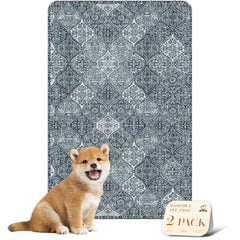 Almohadilla lavable para perros de nunubaby, color azul, uso diario.