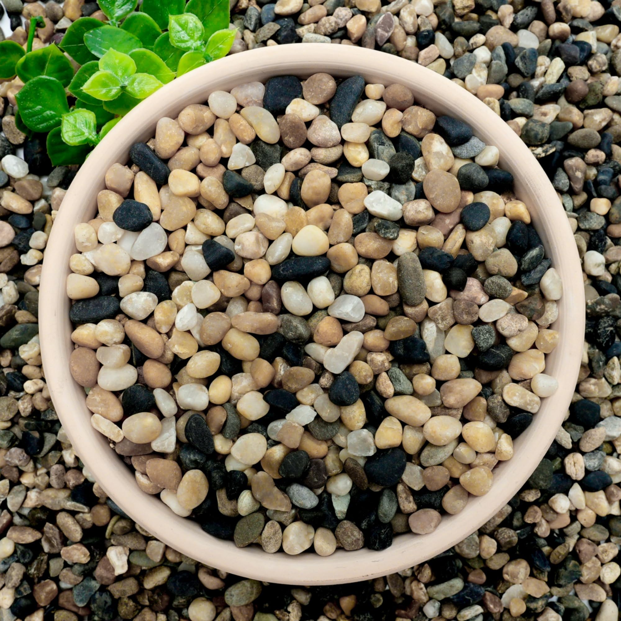 NUPICK grava para acuario, 1-4 pulgadas, aspecto natural y duradero.