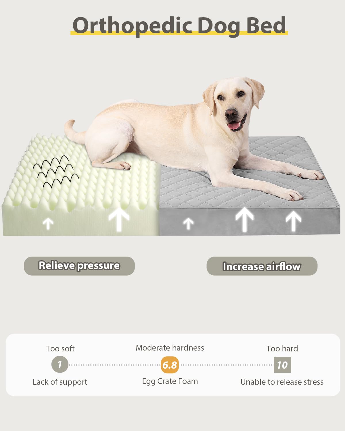 NUPIDA base antideslizante que mantiene estable la cama durante el descanso.