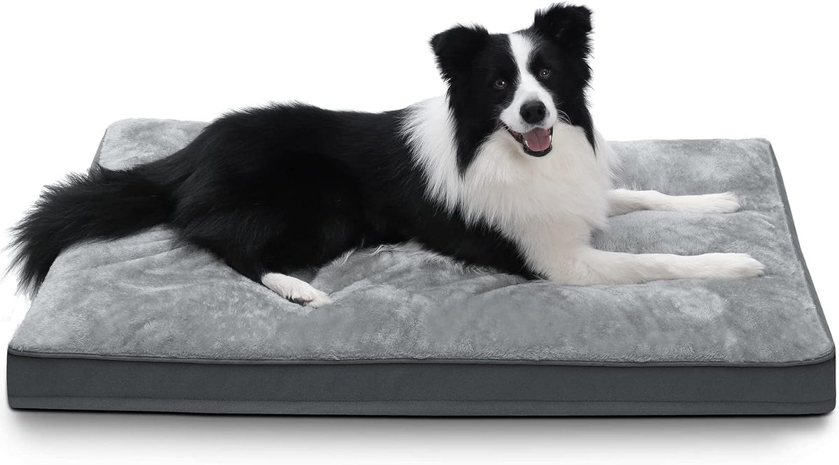 Cama NUPIDA para jaula de perro felpa impermeable, confort suave y protección ante accidentes