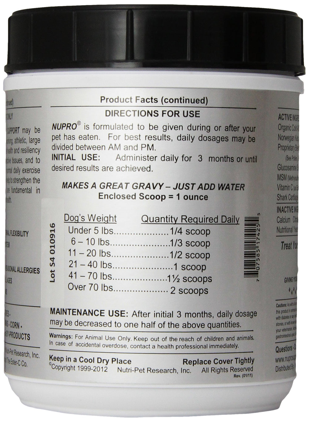 Nupro Soporte Articular, ingredientes naturales que favorecen la movilidad